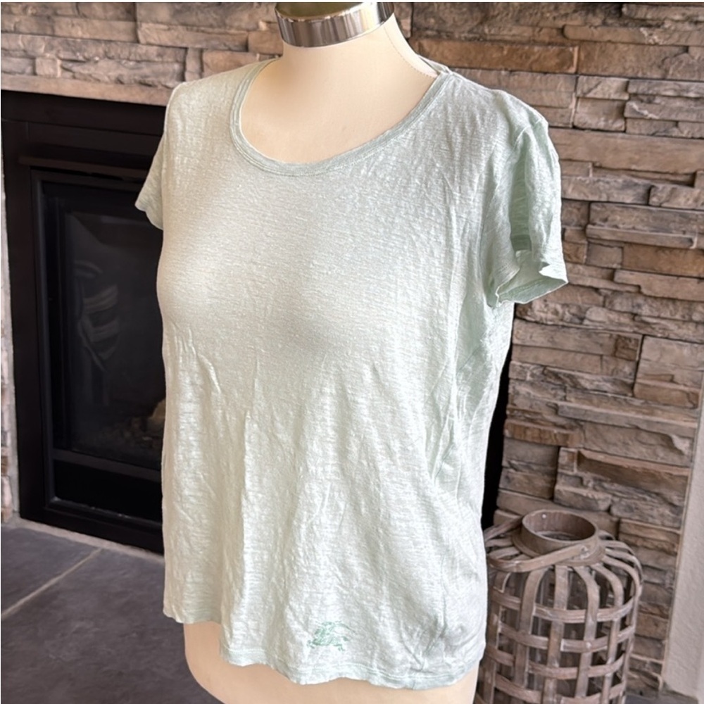 Burberry Fitted Short Sleeve Tee